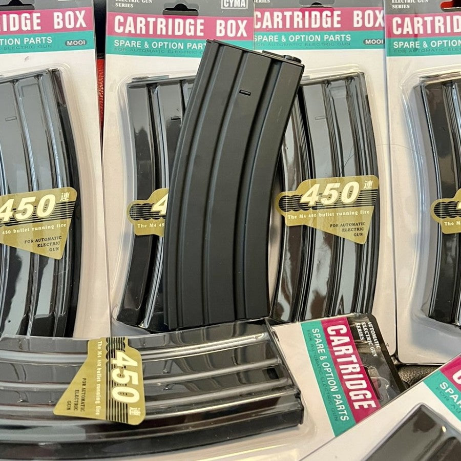Mag Kerek CYMA 450rd Hicap Mag AEG M 4 Metal