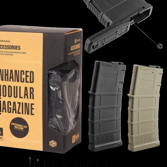 Mag Tarik DMAG M 4 ( D-Day ) 350rd Hicap Flashmag EMM AEG Polymer