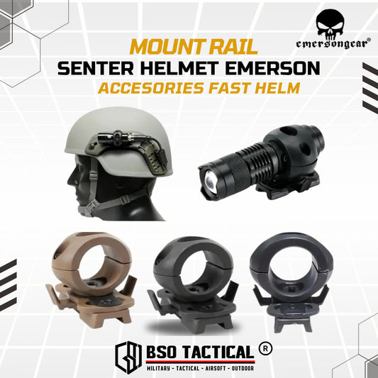 Mounting Senter Mount Rail Flashlight for ARC Rail  Helmet Accesories Fast Helm ABS Outdoor