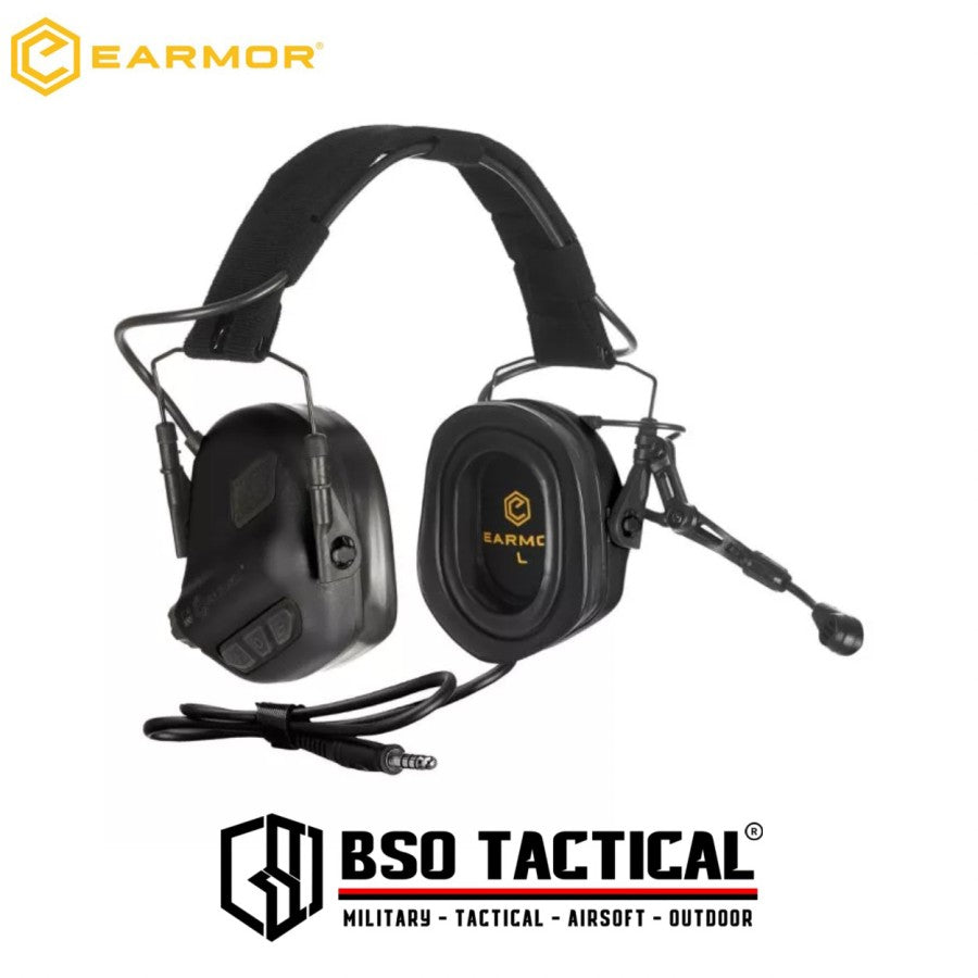 Earmor M32 PLUS Outdoor Headset Hearing Protector 2024 Version Earmuffs Headphone with Microphone Communication