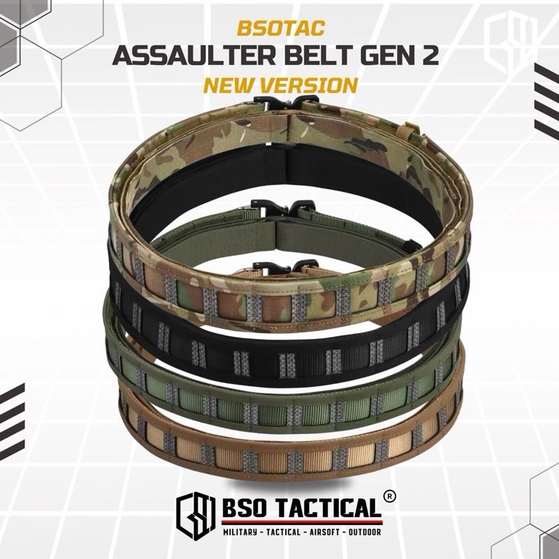 Ikat Pinggang WS Assaulter Tactical Belt Gen 2 Molle Warbelt Outdoor Quick Release Buckle 3 in 1