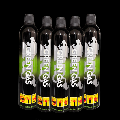 Green Gas AIM TOP Airsoft Arms ETGG 1100ML Silicon Oil Added ORIGINAL