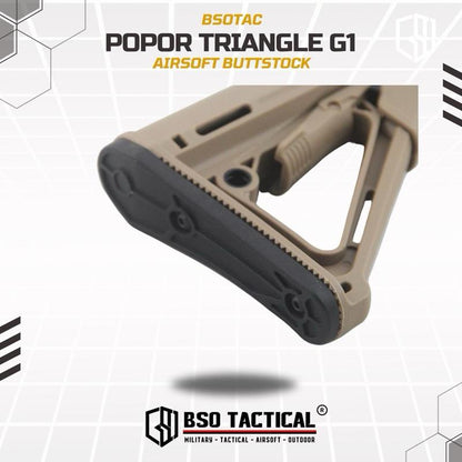 BD Tactical Popor Triangle Gen 1 Polymer with Airsoft AEG WGG GBBR