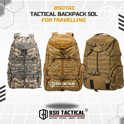 Tas Ransel Outdoor Multifungsi Outdoor Hunting Traveling Backpack Import 50L