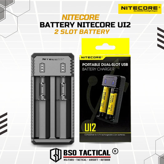 NITECORE Charger Battery UI2 Universal 2 Slot Portable - ORI