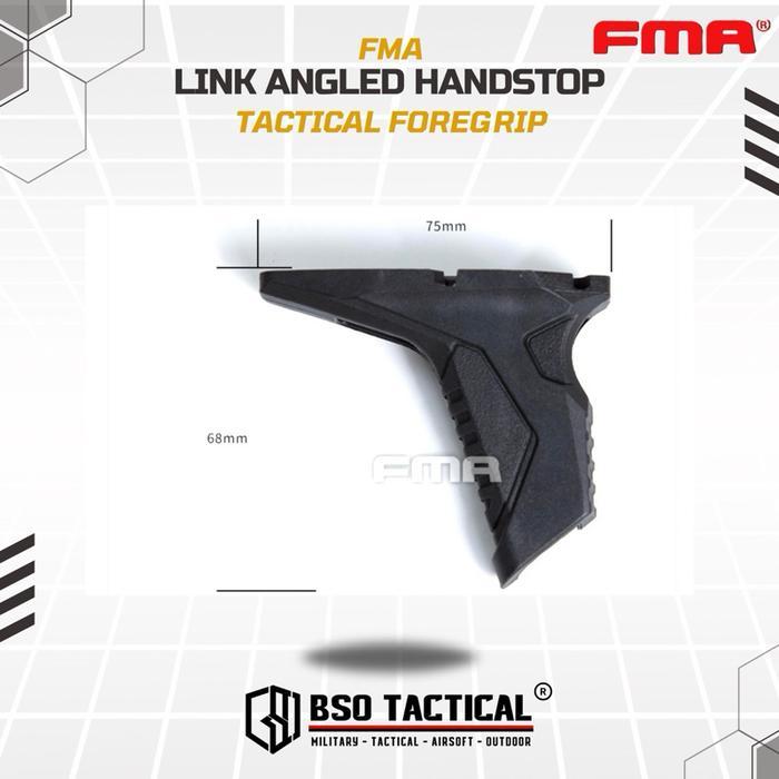 FMA Link Angled Handstop Grip SI Style with Cable Management System MLOK Keymod