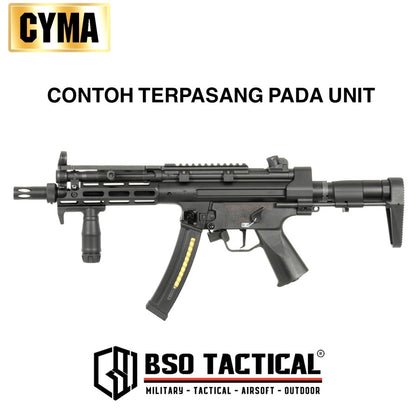 Mag Midcap CYMA MP5 MP5K 130rd AEG Airsoft Mag Polymer