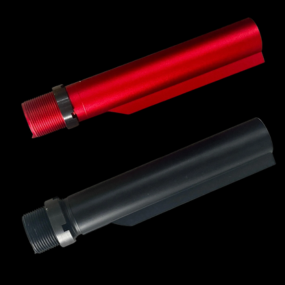 Tabung Popor Airsoft WA M4 GBB Rifle 6 Position Airsoft Pipe Stock RED