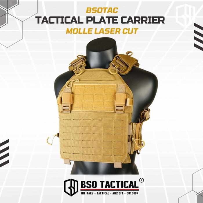 Rompi Olahraga LAVC Tactical Jungle Adventure Kit Vest Modular Molle Laser Cut Training Vest Gym Fitness Hyrox Outdoor