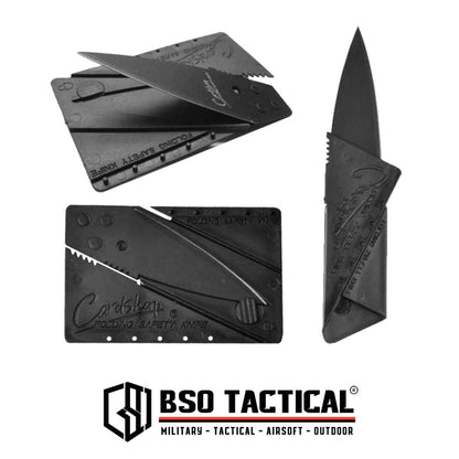 Pisau Kartu Lipat Folding Knife Sinclair Cardsharp Survival EDC