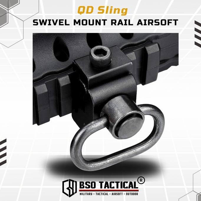 BSOTAC Swivel QD Sling Quick Release Attachment Picatinny Alumunium Alloy