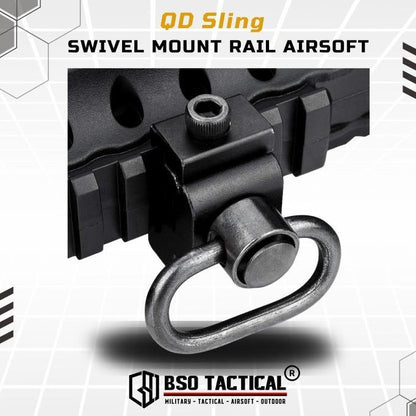 BSOTAC Swivel QD Sling Quick Release Attachment Picatinny Alumunium Alloy