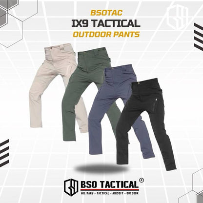 Celana Tactical Cargo Outdoor IX9 Tac Pants Parasut Waterproof Sport