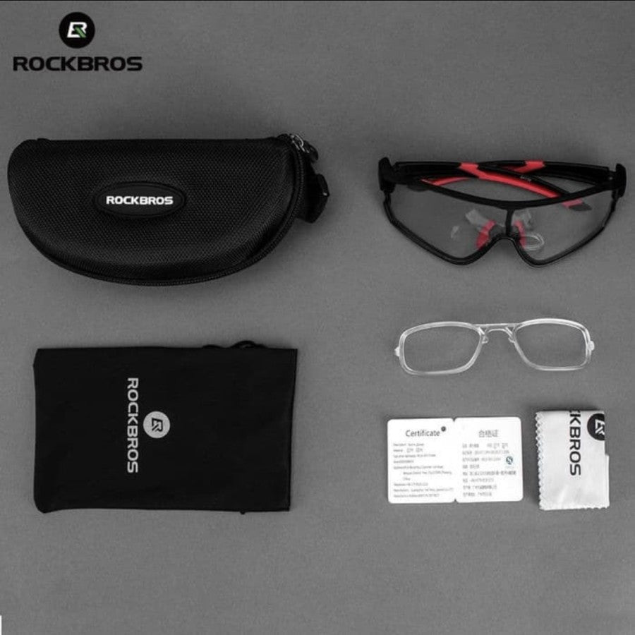 Kacamata Sepeda Outdoor Cycling Sunglasses Rockbros Sunglasses Photochromic Olahraga Sport Mancing - ORIGINAL