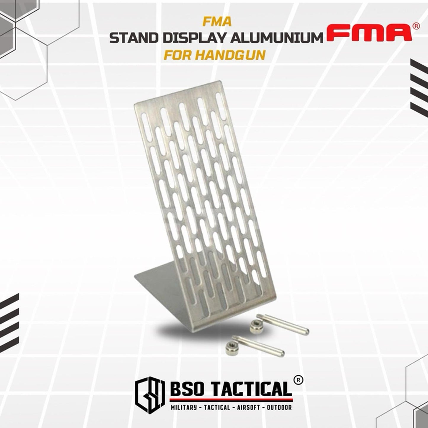 FMA Metal Support Vertical Display Unit Stand for Handgun