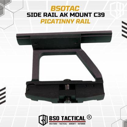 Side Rail AK Scope Mount C39 Metal Picatinny Rail