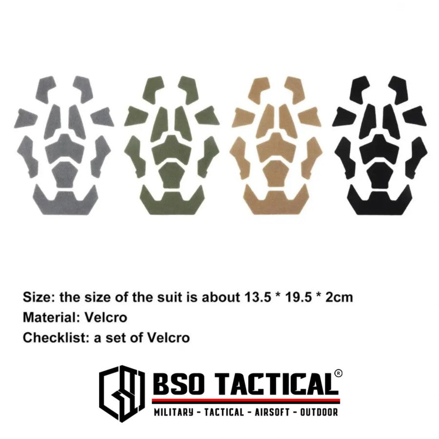 Perekat Helm Universal Hook Loop Sticky Sticker for Tactical Helmet