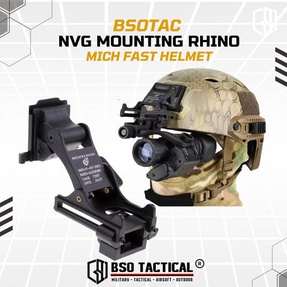 Mounting Rhino MICH FAST Helmet for PVS NV Outdoor