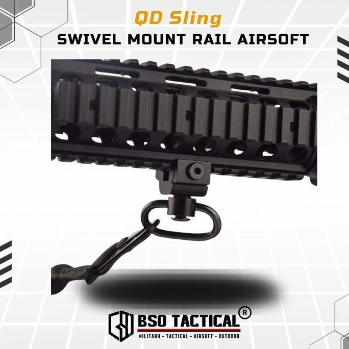 BSOTAC Swivel QD Sling Quick Release Attachment Picatinny Alumunium Alloy