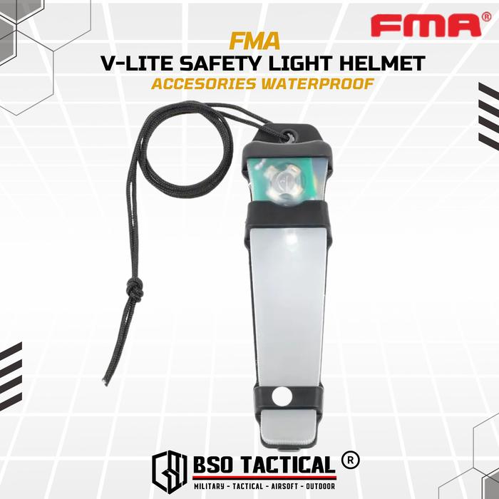 FMA V-Lite Safety Light Helmet Outdoor Accesories Signal Waterproof