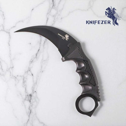 Pisau Krambit CS GO Tactical Outdoor Hunting Knife EDC Survival Knife - Black
