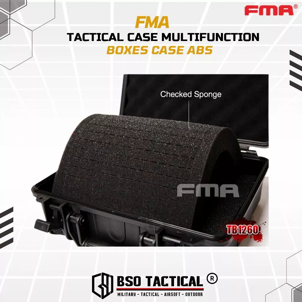 Koper Outdoor FMA Tactical Case Safety Box Multifungsi with Precut Foam