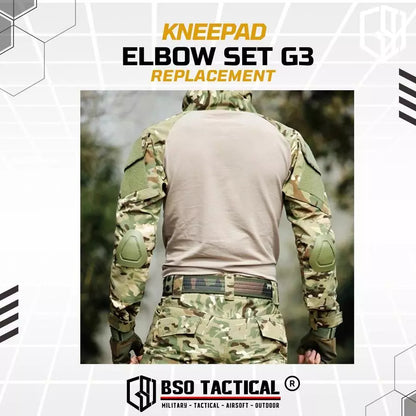 Tactical Kneepad Elbow Set G3 Replacement for Tactical Pants
