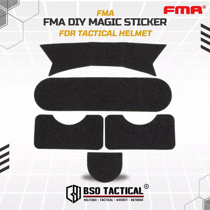 Perekat FMA DIY Magic Sticker For Tactical Helmet Universal - TB406