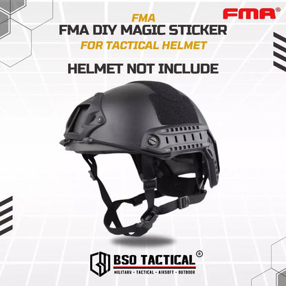 Perekat FMA DIY Magic Sticker For Tactical Helmet Universal - TB406