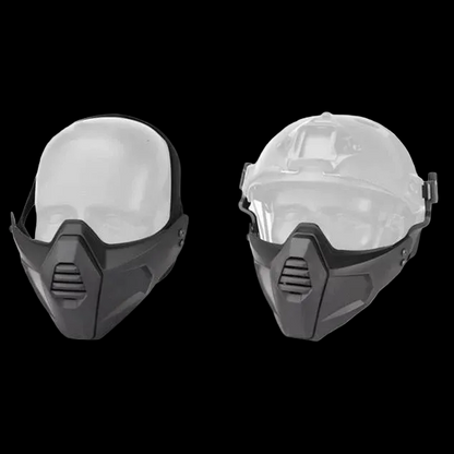 BD Tactical Half Face Mask Mandible for Tactical Helmet PJ MH BJ Helm - BD6652